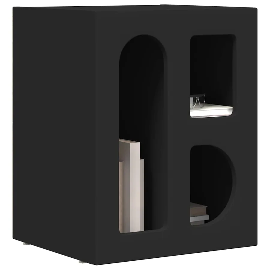 Table de chevet ELST 2 pc Noir 40 x 35 x 50 cm - 3