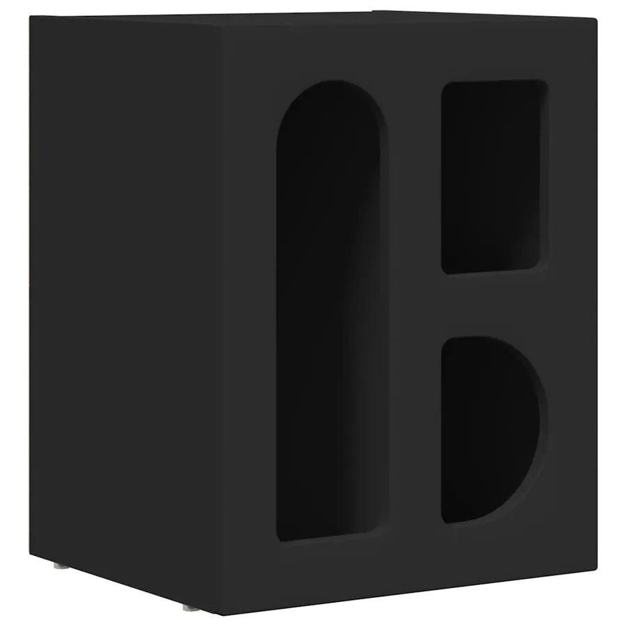 Table de chevet ELST 2 pc Noir 40 x 35 x 50 cm - 5