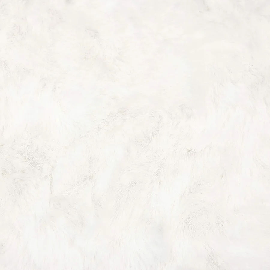 Tapis antidérapant en fausse de lapin OLITE Crème Ø 200 cm - 9