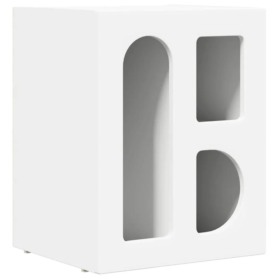 Table de chevet ELST 2 pc Blanc 40 x 35 x 50 cm - 5