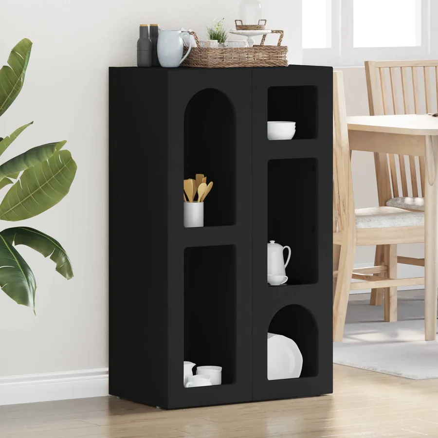 Buffet ELST Noir 59 x 35 x 100,5 cm Bois d'ingénierie