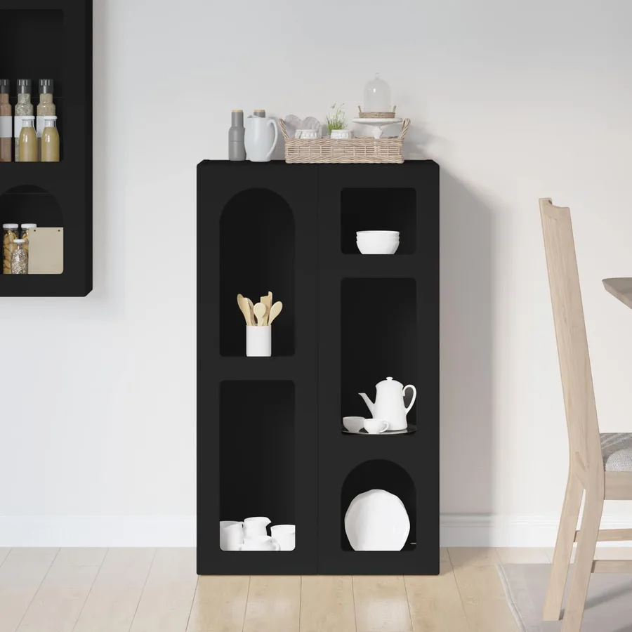 Buffet ELST Noir 59 x 35 x 100,5 cm Bois d'ingénierie - 4