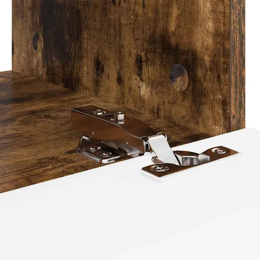 Meuble TV mural 2 pcs Chêne fumé 39 x 31 x 29,5 cm - 11