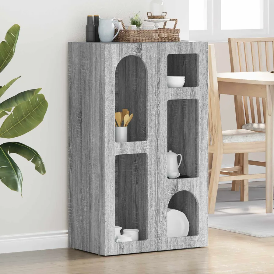 Buffet ELST Gris Sonoma 59 x 35 x 100,5 cm Bois d'ingénierie