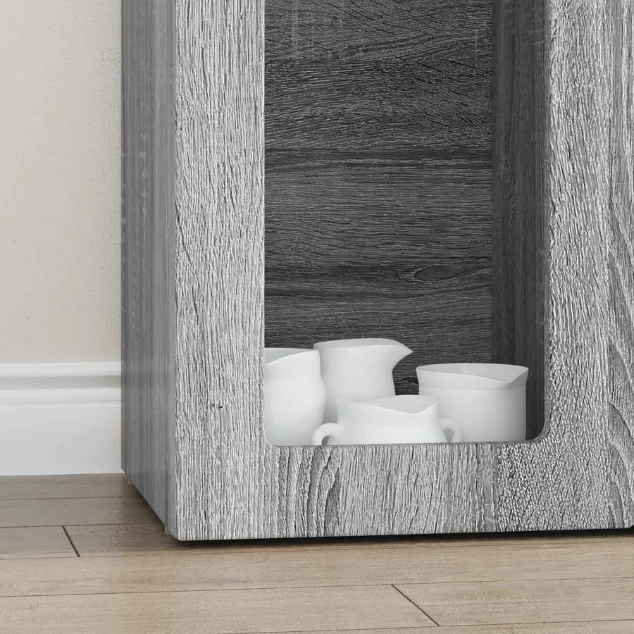 Buffet ELST Gris Sonoma 59 x 35 x 100,5 cm Bois d'ingénierie - 5