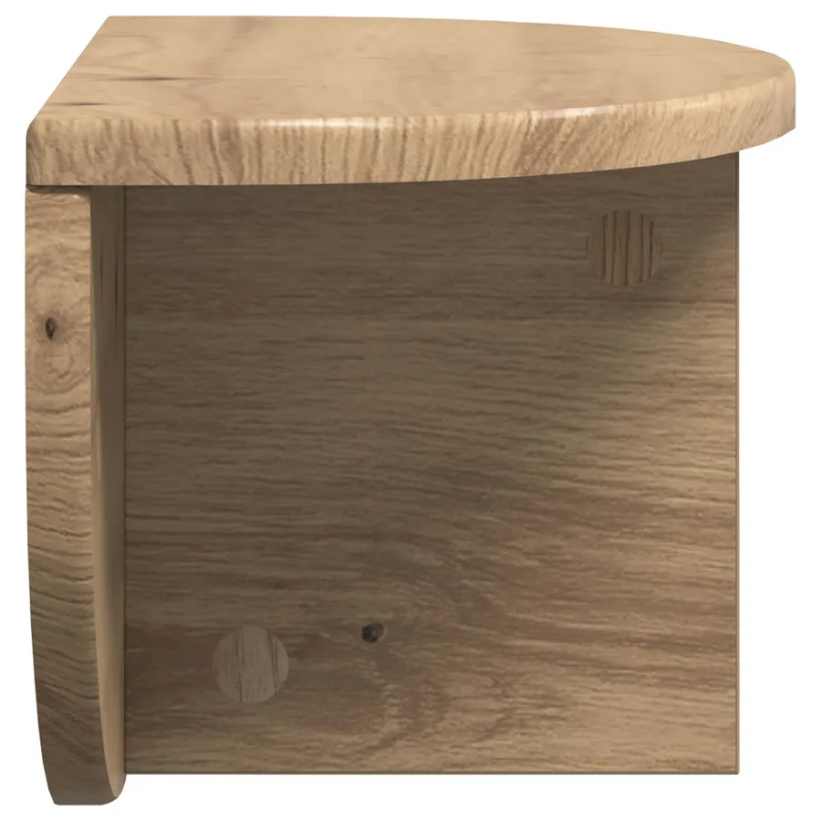 Étagère Murale Montage mural 2 pcs Chêne artisanal - 7
