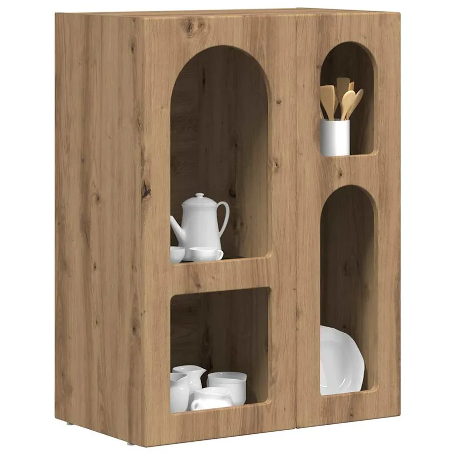 Buffet ELST Chêne artisanal 59 x 35 x 80,5 cm Bois d'ingénierie - 3