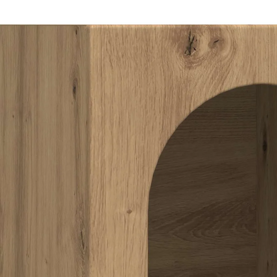 Buffet ELST Chêne artisanal 59 x 35 x 80,5 cm Bois d'ingénierie - 9