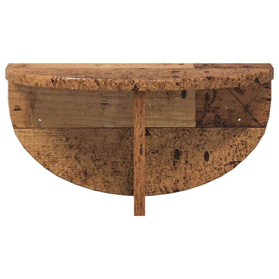 Étagère Murale Montage mural 2 pcs Bois ancien 38 x 19 x 19 cm - 6