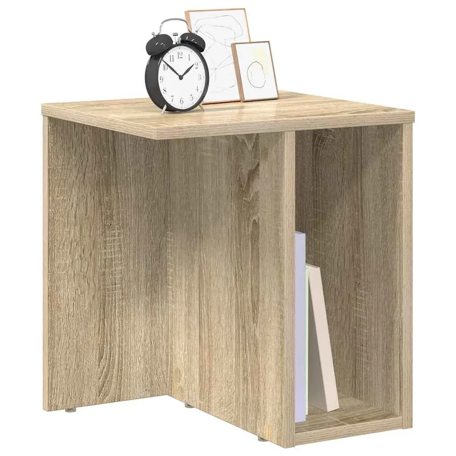 Table d'appoint Chêne Sonoma 37 x 32 x 40 cm Bois d'ingénierie - 3