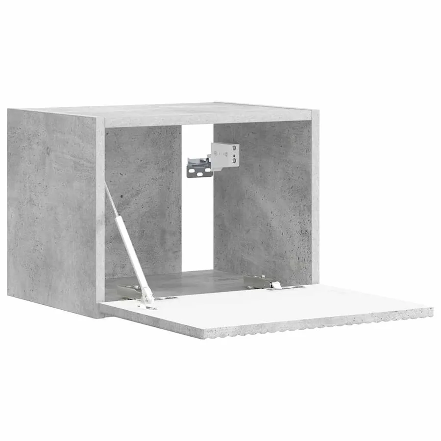 Meuble TV mural Béton 39 x 31 x 29,5 cm Bois d'ingénierie - 5