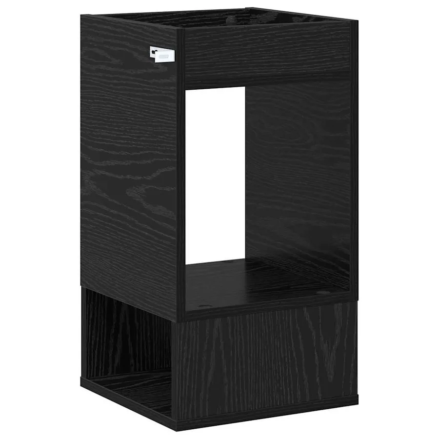 Table d'appoint Chêne noir 30 x 30 x 56 cm Bois d'ingénierie - 7