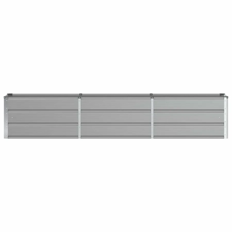 Jardinière Gris clair 240 x 40 x 45 cm Acier - 4