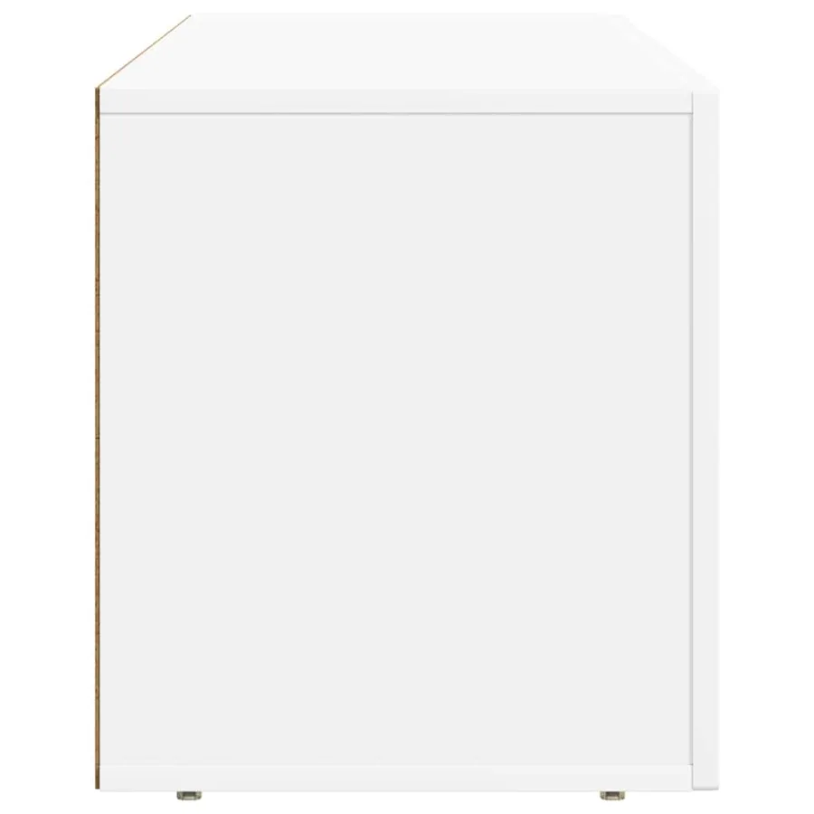 Meuble TV ELST 100 x 35 x 40 cm Blanc Bois d'ingénierie - 6