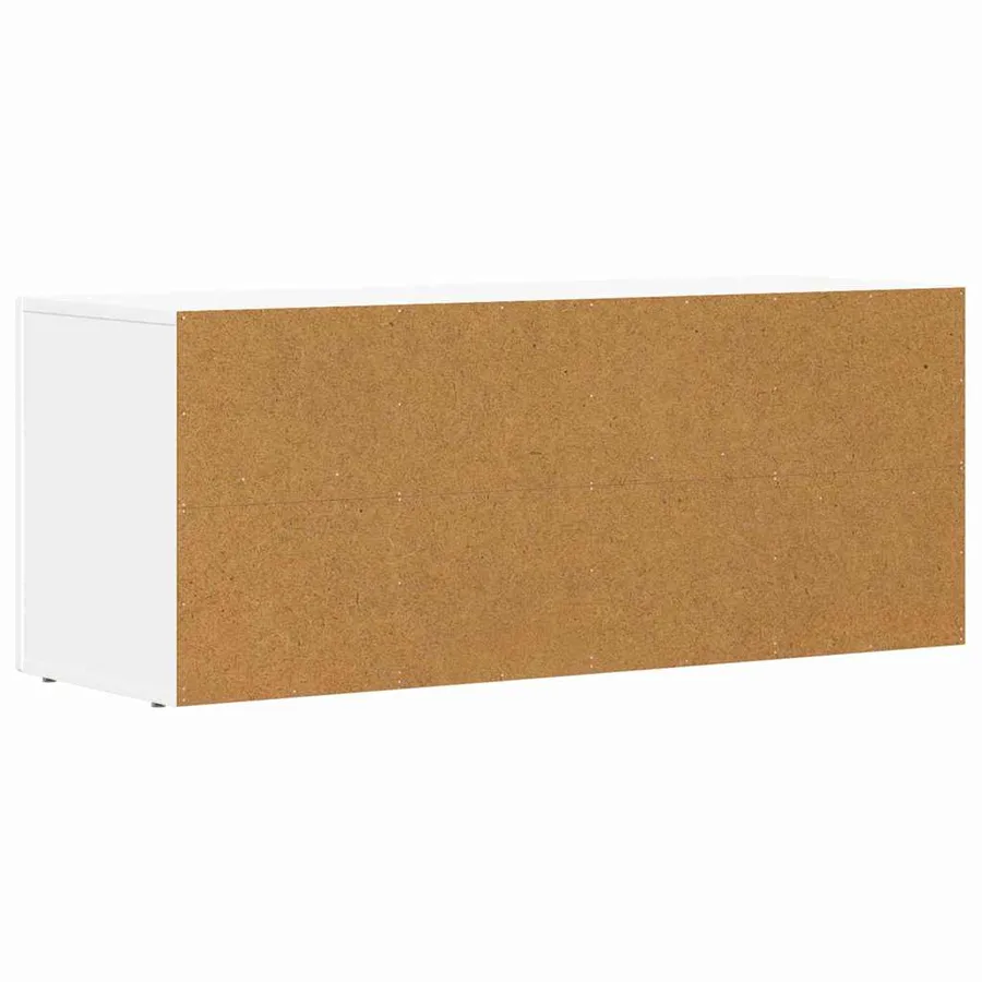 Meuble TV ELST 100 x 35 x 40 cm Blanc Bois d'ingénierie - 7