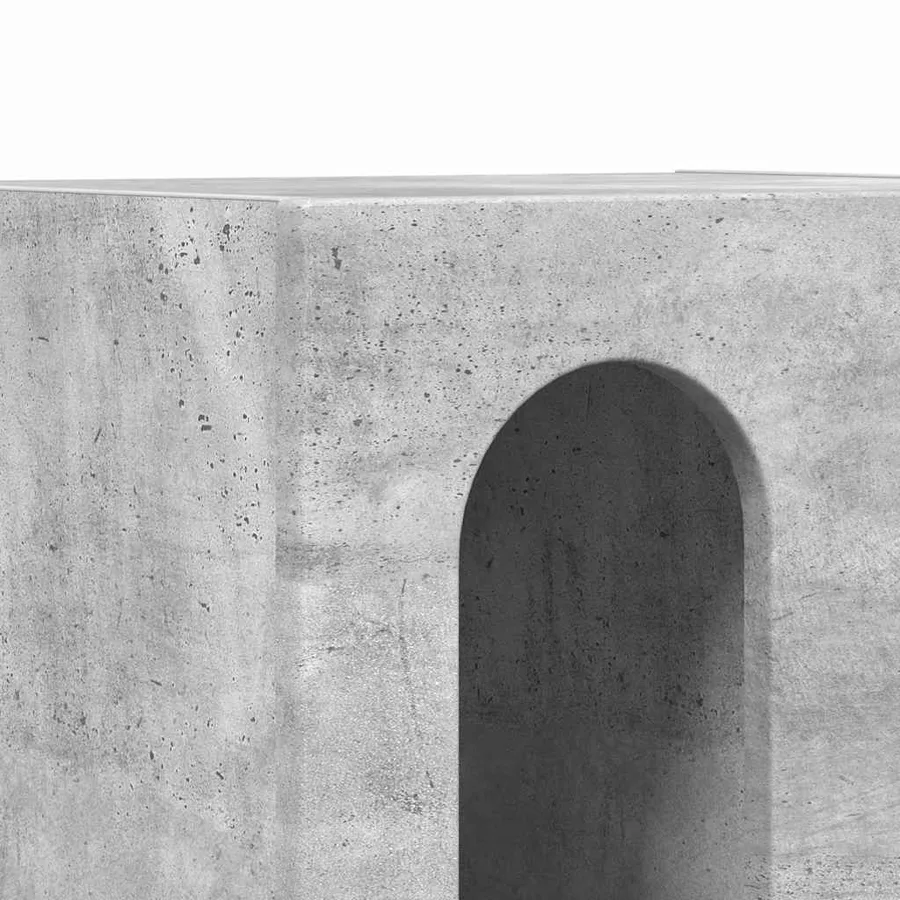 Table de chevet ELST 2 pc Gris béton 40 x 35 x 50 cm - 9