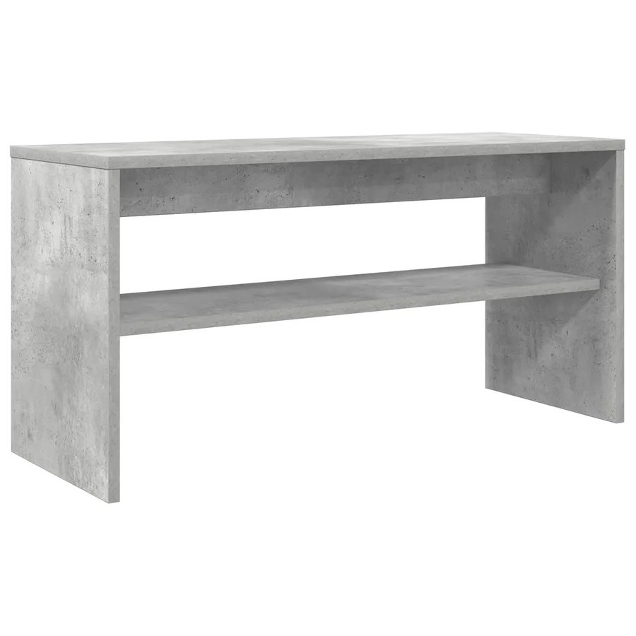 Meuble TV Gris béton 80 x 30 x 40 cm Bois d'ingénierie - 2
