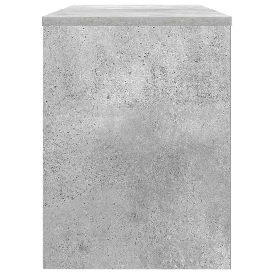 Meuble TV Gris béton 80 x 30 x 40 cm Bois d'ingénierie - 6