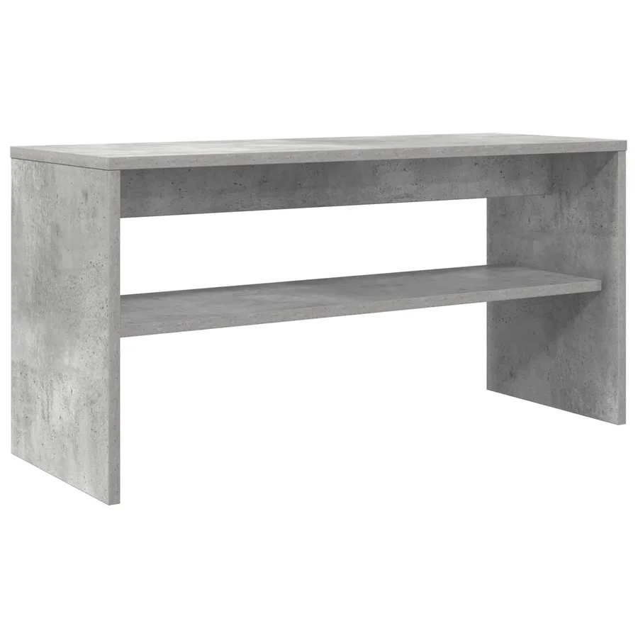 Meuble TV Gris béton 80 x 30 x 40 cm Bois d'ingénierie - 7