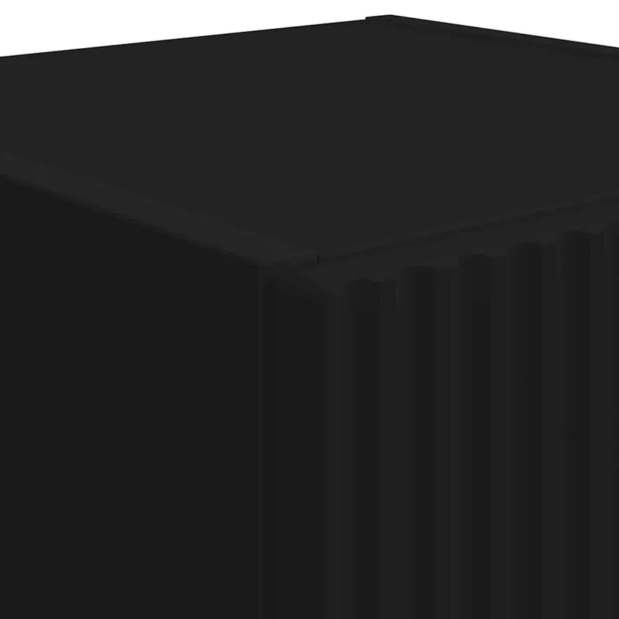 Meuble TV mural 2 pcs Noir 30 x 31 x 80 cm Bois d'ingénierie - 10