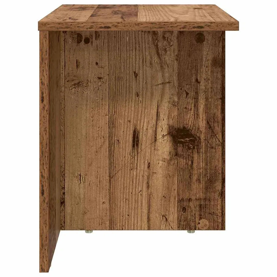 Table d'appoint Bois ancien 37 x 32 x 40 cm Bois d'ingénierie - 6