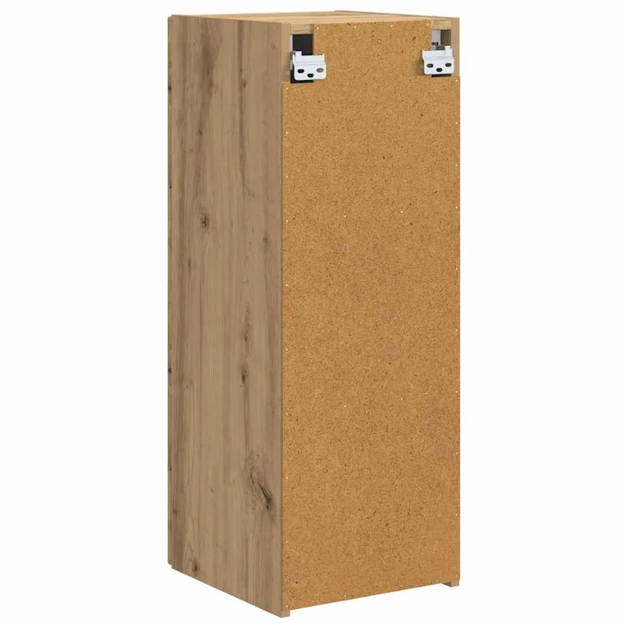 Meuble TV mural 2 pcs Chêne artisan Bois d'ingénierie - 9
