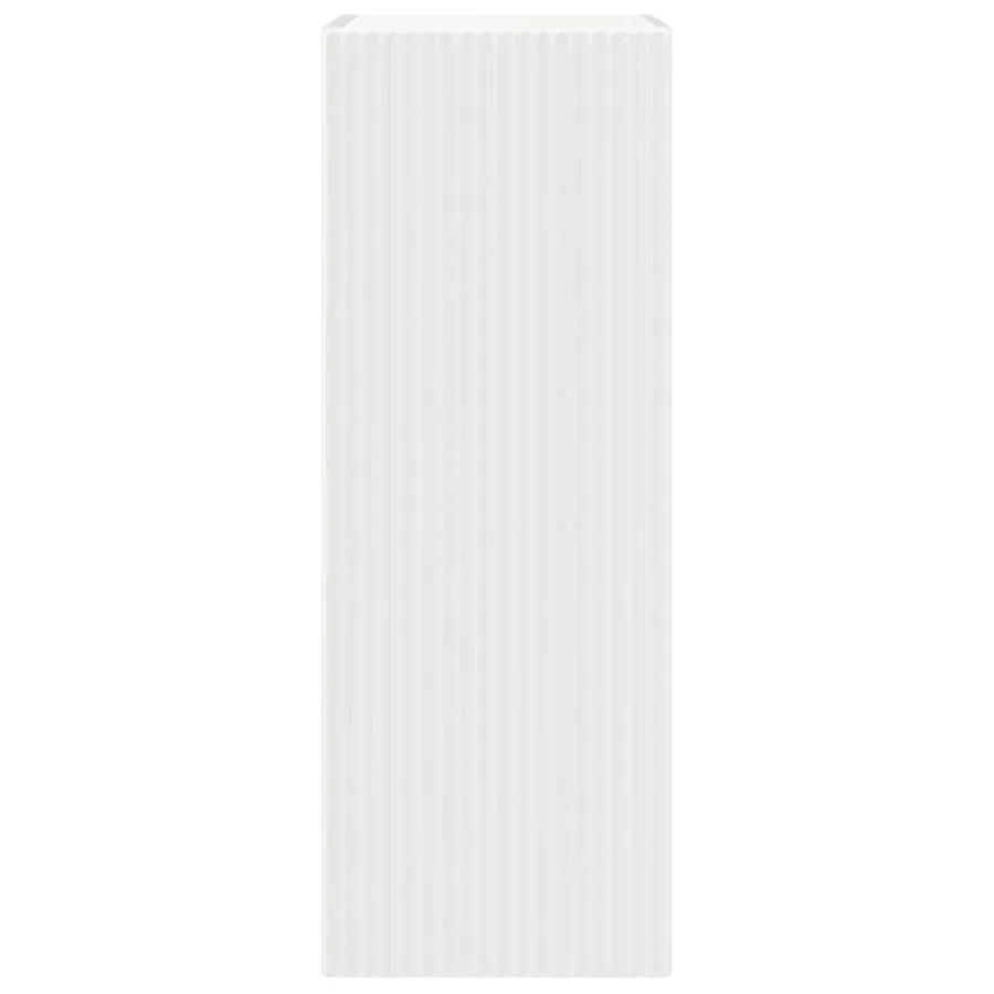 Meuble TV mural 2 pcs Blanc 30 x 31 x 80 cm Bois d'ingénierie - 7