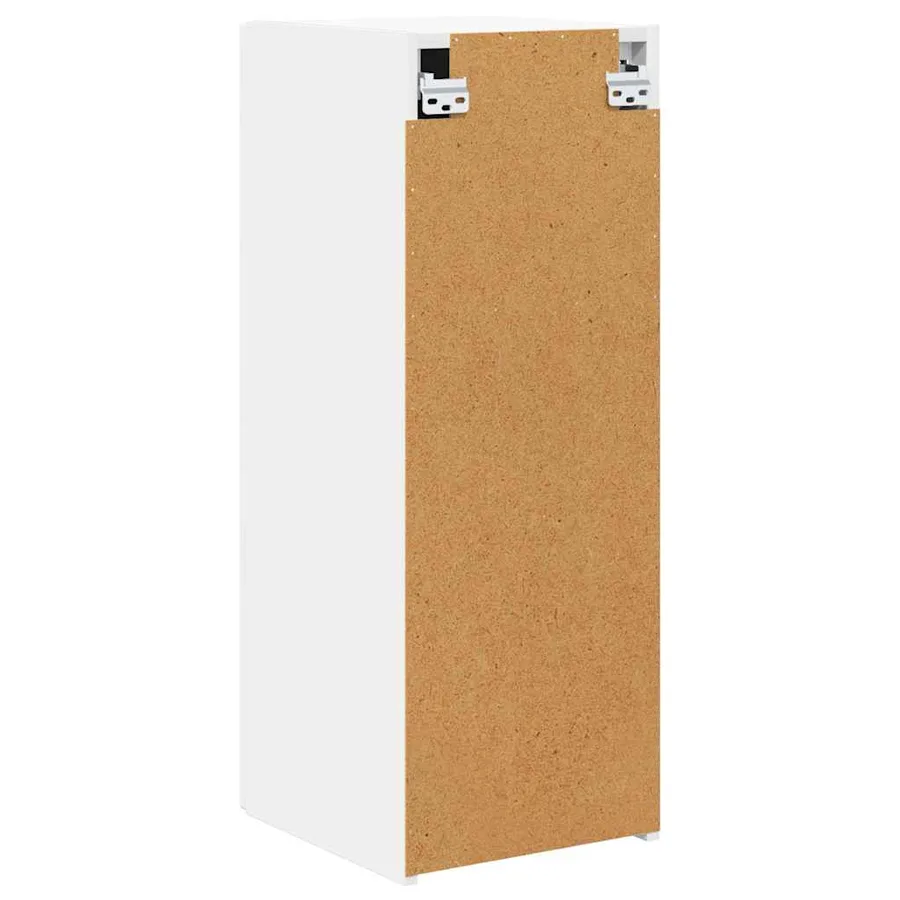 Meuble TV mural 2 pcs Blanc 30 x 31 x 80 cm Bois d'ingénierie - 9