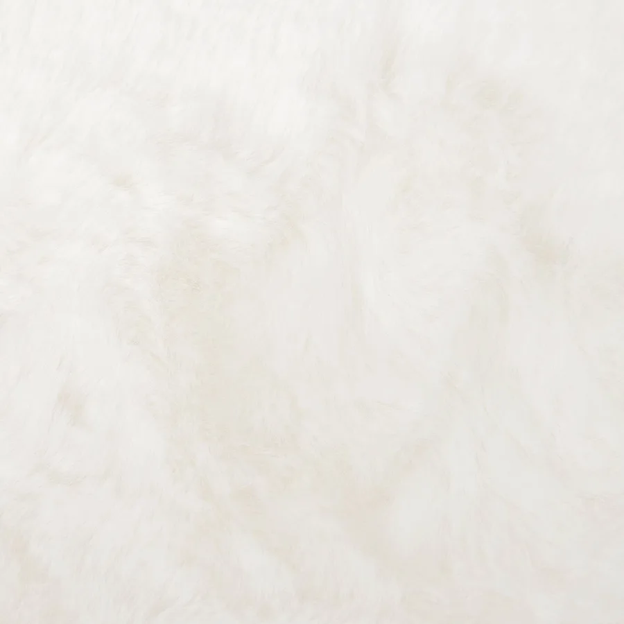 Tapis antidérapant en fausse de lapin OLITE Crème 140 x 200 cm - 9