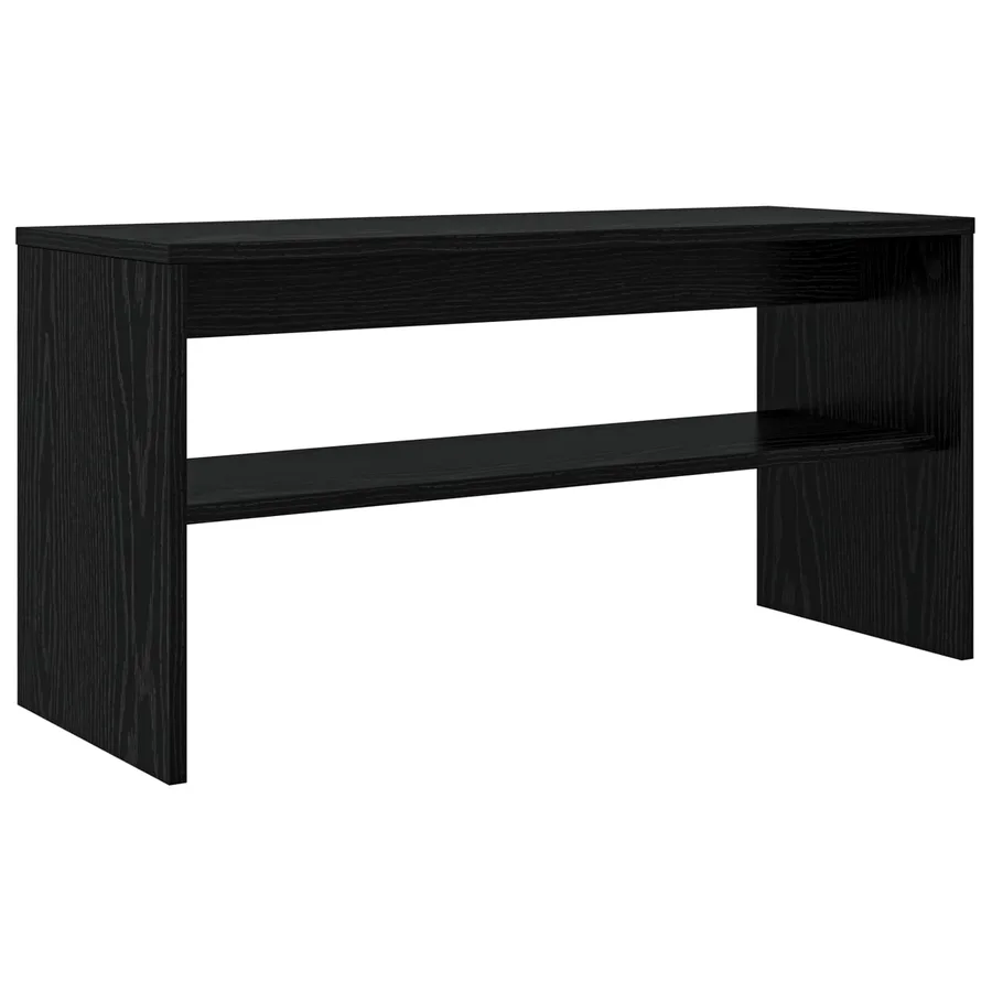 Meuble TV Chêne noir 80 x 30 x 40 cm Bois d'ingénierie - 2