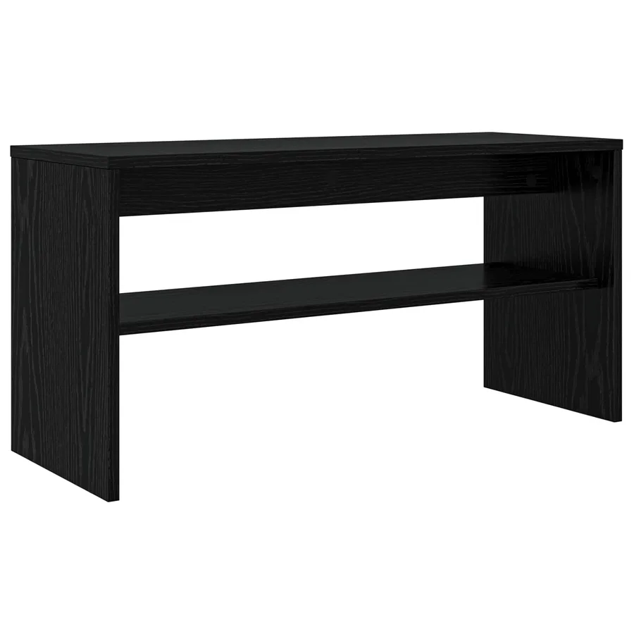 Meuble TV Chêne noir 80 x 30 x 40 cm Bois d'ingénierie - 7