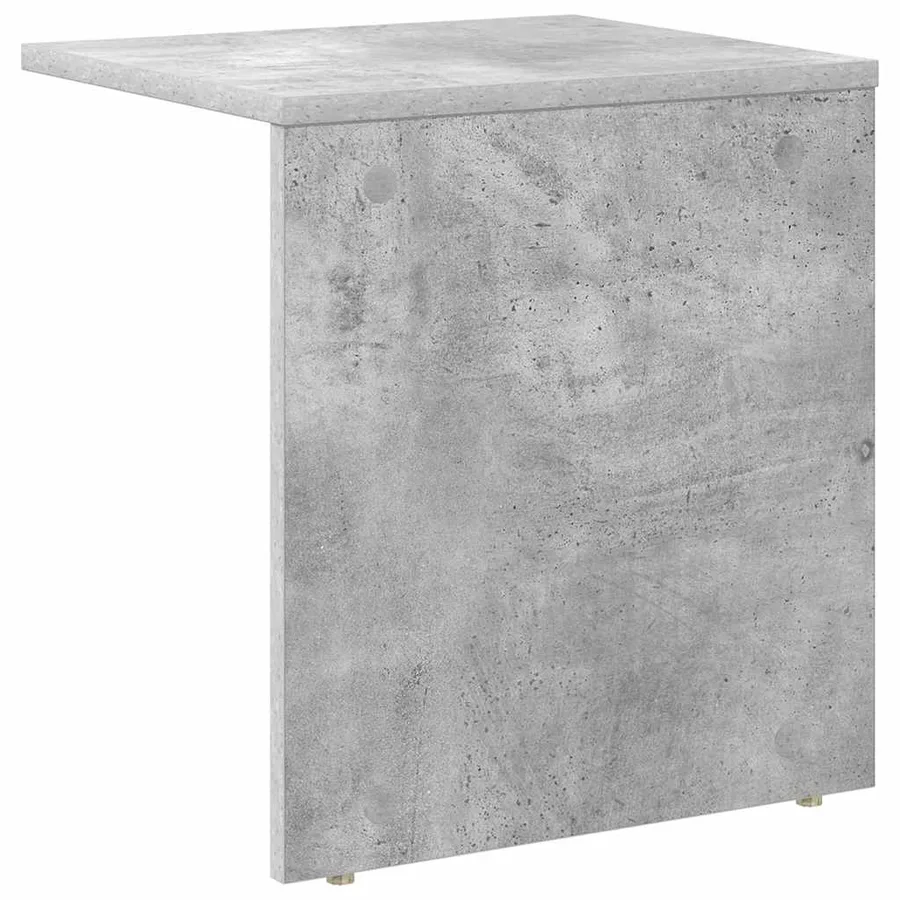 Table d'appoint Gris béton 37 x 32 x 40 cm Bois d'ingénierie - 7