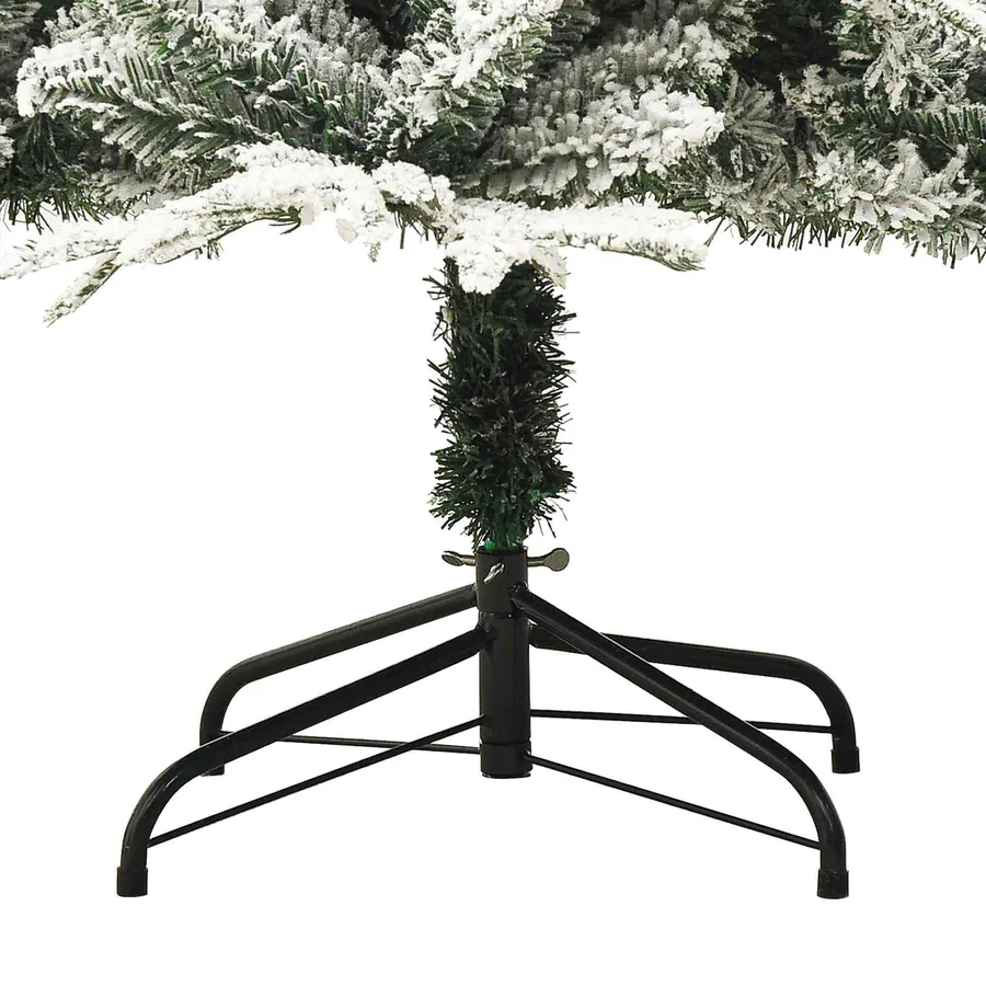 Arbre de Noël artificiel pré-éclairé avec ensemble de boules - 18