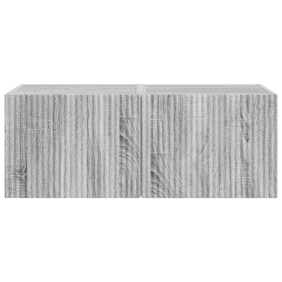 Meuble TV mural 2 pcs Gris Sonoma 39 x 31 x 29,5 cm - 7