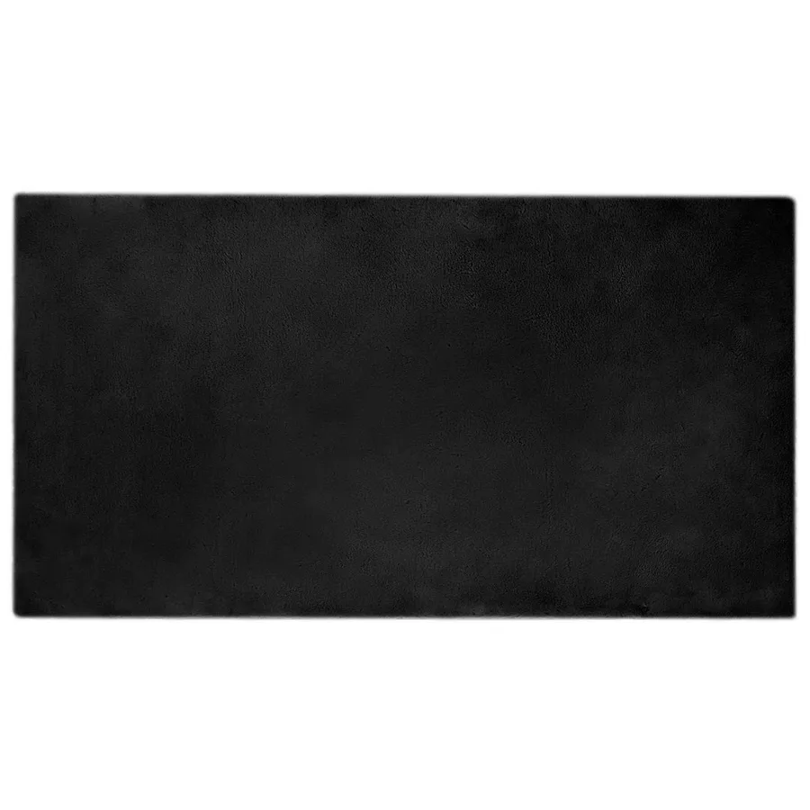 Tapis antidérapant en fausse de lapin OLITE Noir 80 x 150 cm - 2