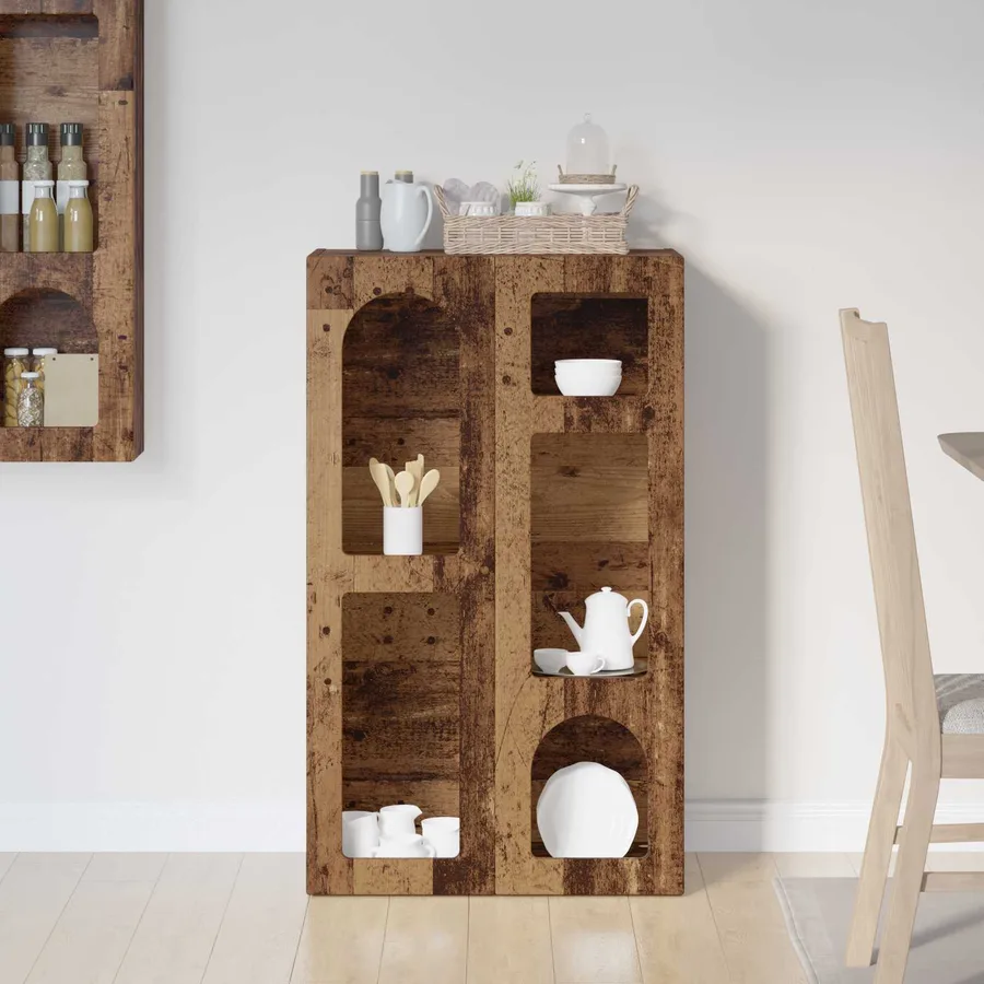 Buffet ELST Bois ancien 59 x 35 x 100,5 cm Bois d'ingénierie - 4