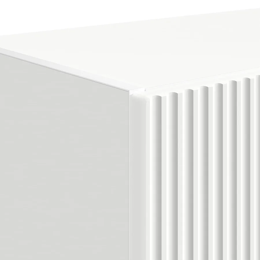 Meuble TV mural Blanc 59,5 x 31 x 100 cm Bois d'ingénierie - 9