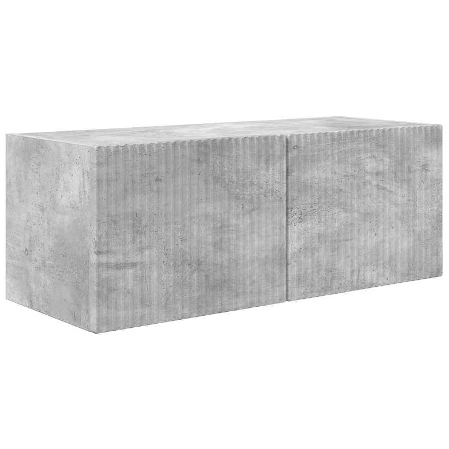 Meuble TV 8 pcs Gris béton - 6