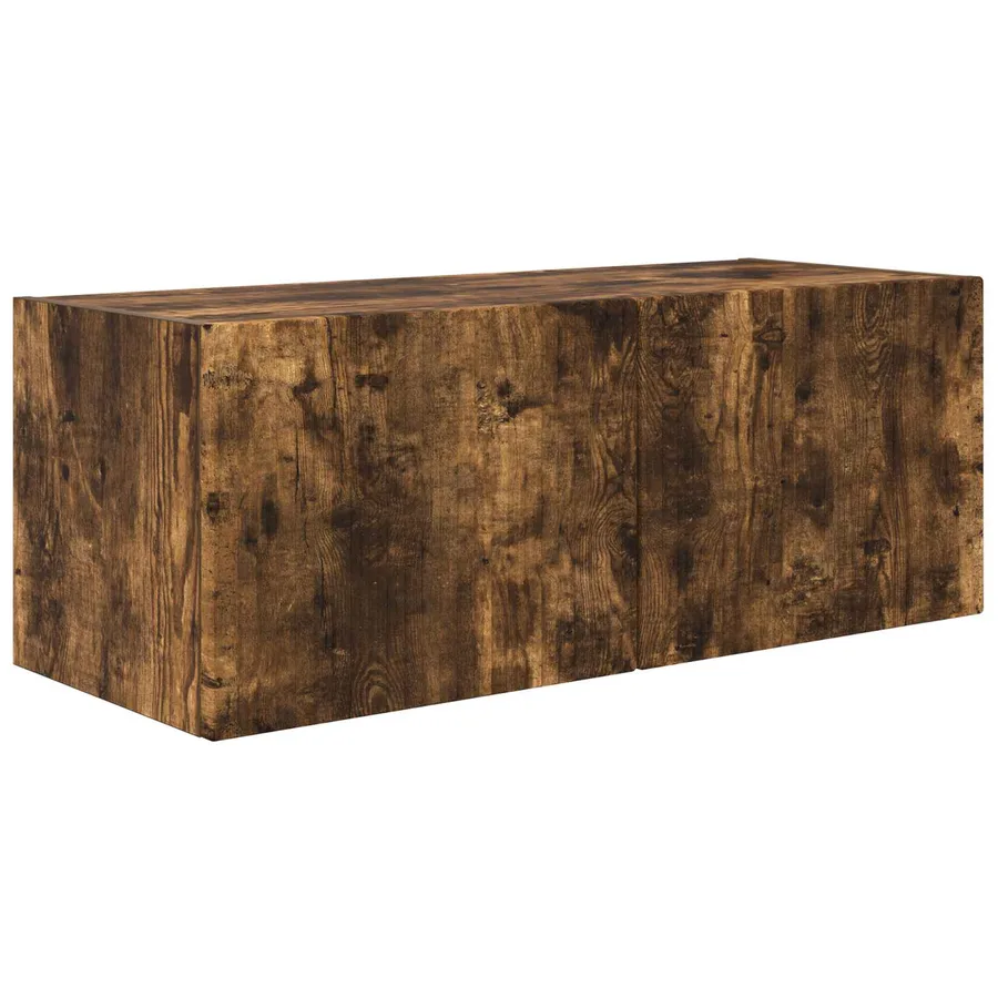 Meuble TV 8 pcs Chêne fumé - 6