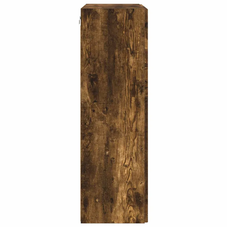 Meuble TV mural Chêne fumé 59,5 x 31 x 100 cm Bois d'ingénierie - 7