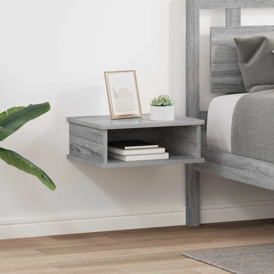 Table de chevet 2 pcs Gris Sonoma 40 x 31 x 15 cm