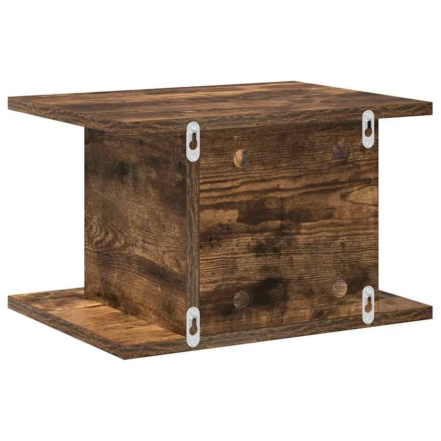 Table de chevet Chêne fumé 40 x 30 x 25 cm Bois d'ingénierie - 7