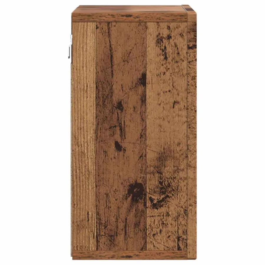 Armoire suspendue avec étagère ELST Bois ancien 60 x 20 x 40 cm - 7