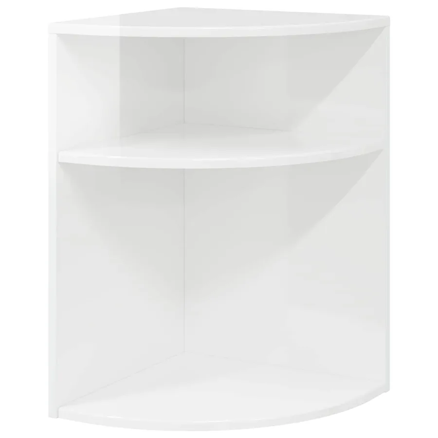 Table d'appoint Blanc brillant 39,7 x 39,7 x 60 cm - 2
