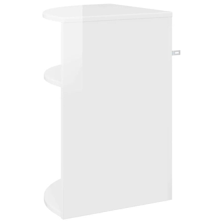 Table d'appoint Blanc brillant 39,7 x 39,7 x 60 cm - 7