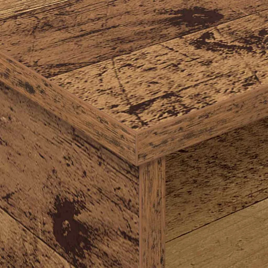 Table de chevet 2 pcs Bois ancien 40 x 31 x 15 cm - 9
