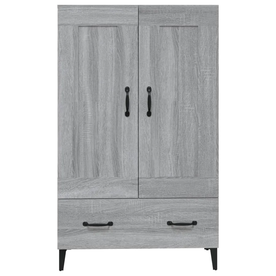 Buffet Sonoma gris 70x31x115 cm Bois d'ingénierie - 6