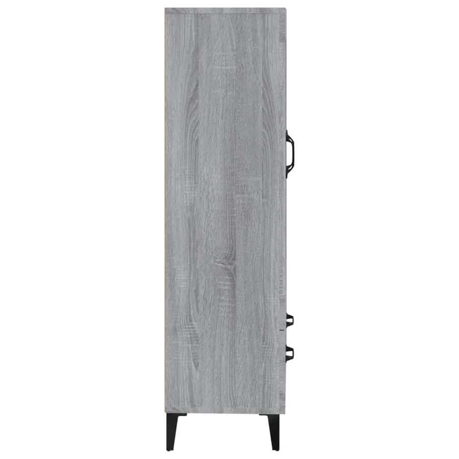 Buffet Sonoma gris 70x31x115 cm Bois d'ingénierie - 8
