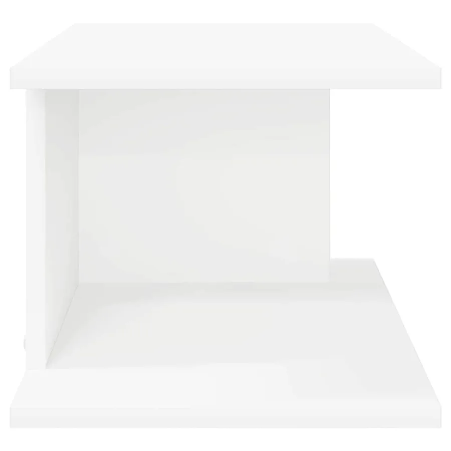 Table de chevet 2 pcs Blanc 40 x 30 x 25 cm Bois d'ingénierie - 7