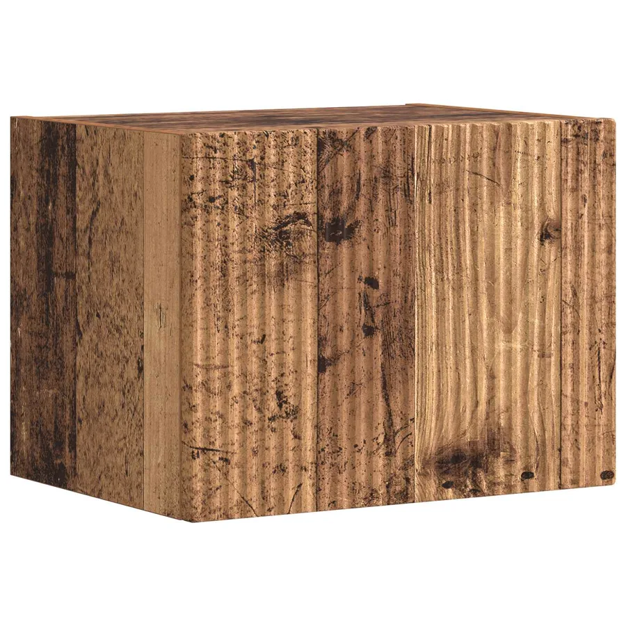 Ensemble de meuble TV mural 4 pcs Bois ancien Bois d'ingénierie - 6